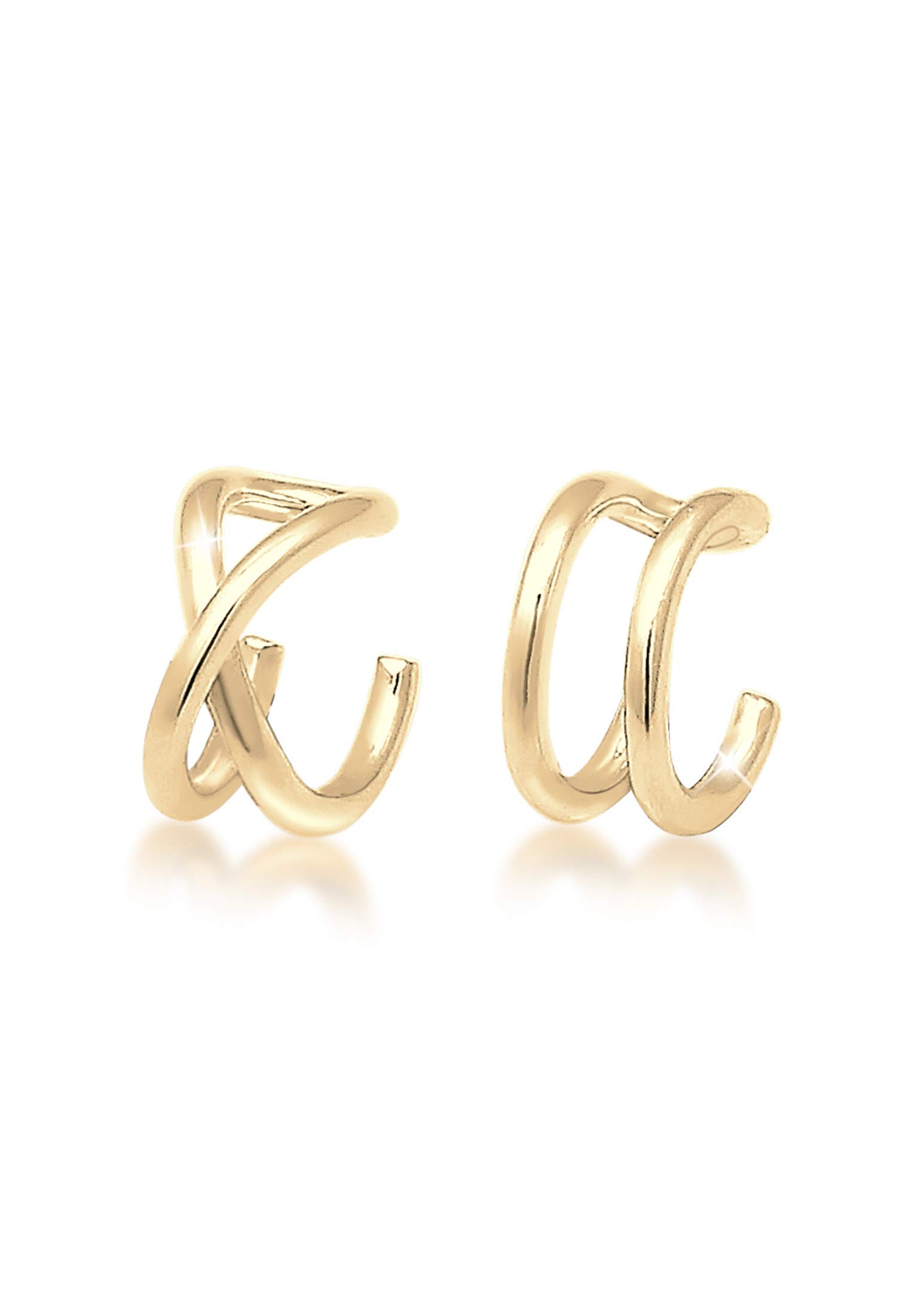 Elli Women's Gold Stud Earrings 301693018