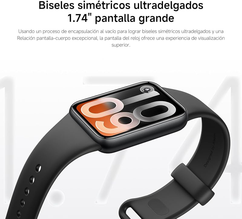 Smart Band 10 Pro, rastreador de fitness em estilo relógio unissex, ecrã AMOLED de 1,74", algoritmo de sono melhorado, 21 dias de bateria, Android e iOS, 150+ modos, GNSS, 5ATM, preto