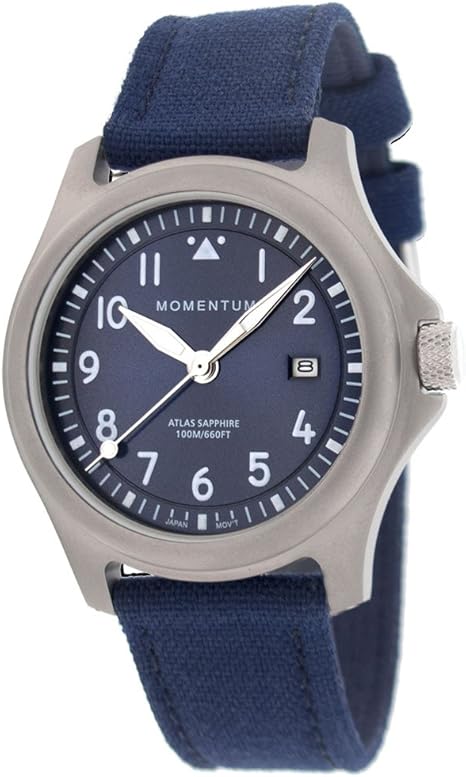 Momentum Reloj analógico para Hombre de Cuarzo con Correa en ...