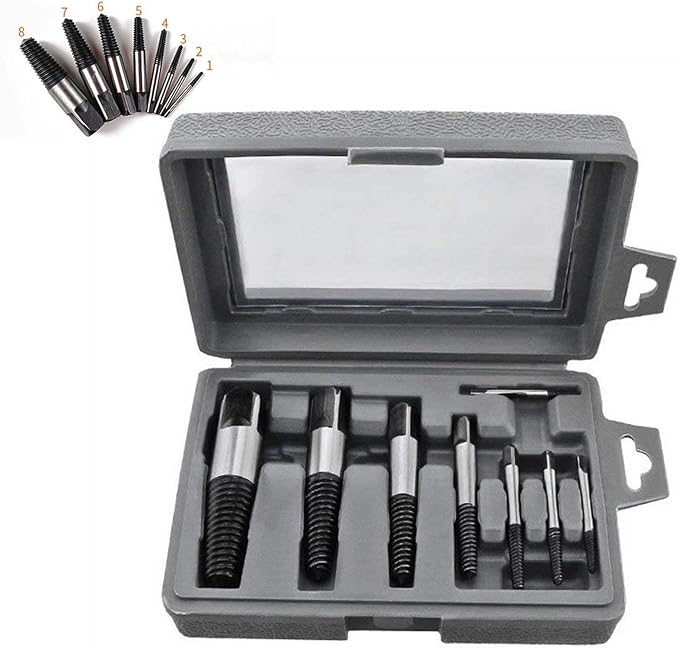 Estrattore Per Rubinetto Rotto - Set Per Rimuovere Tubi Danneggiati, Viti Spogliate, Per Idraulica - Foto 11