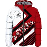 Men Football Jacket Personalized Puffer Coat Down Jacket Any Name Number Plus Size Apparel Padded Jacket