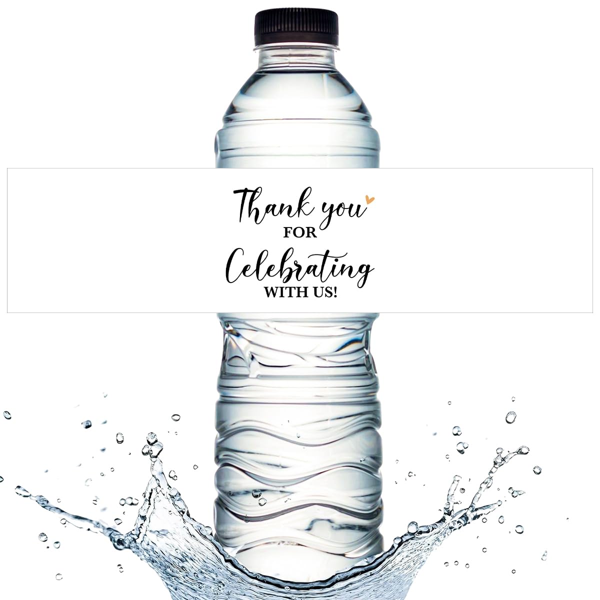 Photo 1 of 100PCS Wedding Water Bottle Labels Waterproof Greenery Floral Wraps Sticker for Water Bottle Baby Shower Bottle Label for Bridal Shower Party Thanks?White?