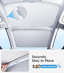 Wigoo Tesla Model 3 Sunshade Roof [Never Sag, Nano