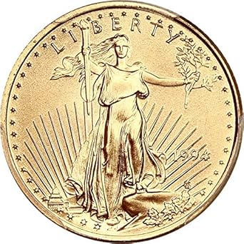 1994 P 5 Gold Eagles Gold Eagle Five Dollar Ms70 Pcgs At