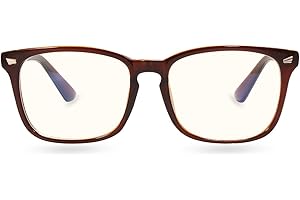 BESTUM Plain Glasses Frame for Women Men non prescription Plastic full Frame Clear Lens