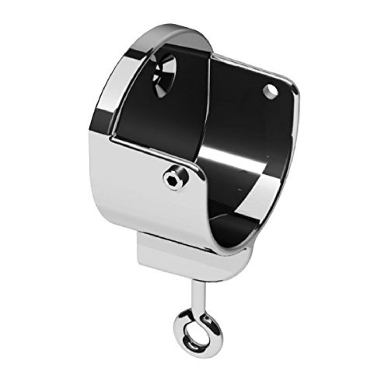 Swish Generic 35mm Metal Curtain Pole Recess Bracket Chrome