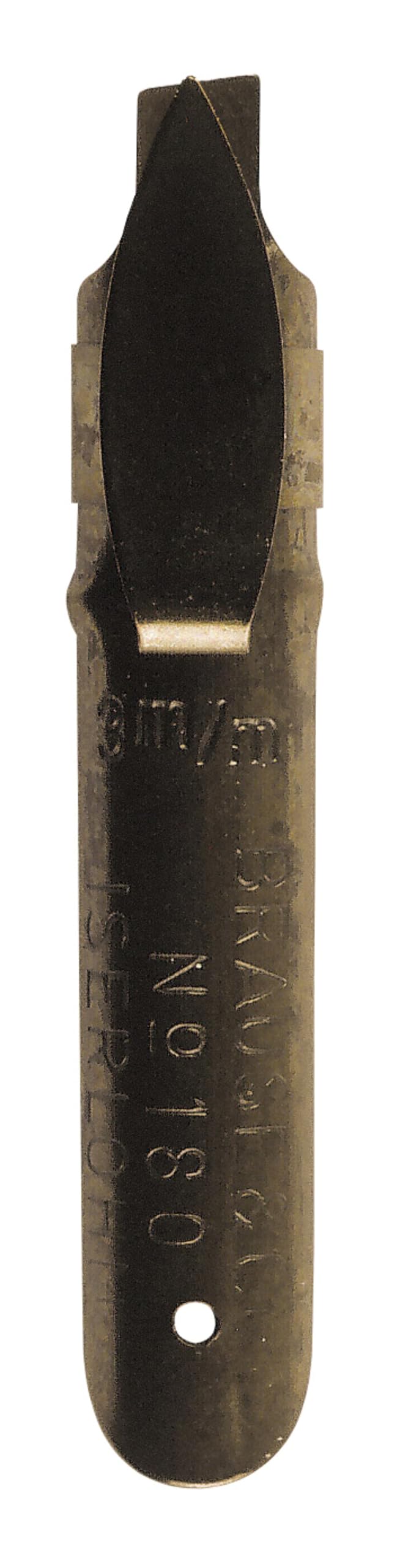 Brause 158530B - Calligraphy nibs for nib holders - Box of 15 Bandzug Gauchers 3mm nibs - German Manufacturing - Calligraphy - writing - arts and crafts tools