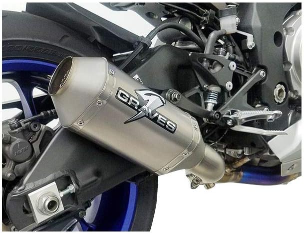 Graves Cat Eliminator Slip-On Exhaust (Titanium/Titanium Can/Titanium End Cap/with EVR Technology) for 15-19 Yamaha YZF-R1