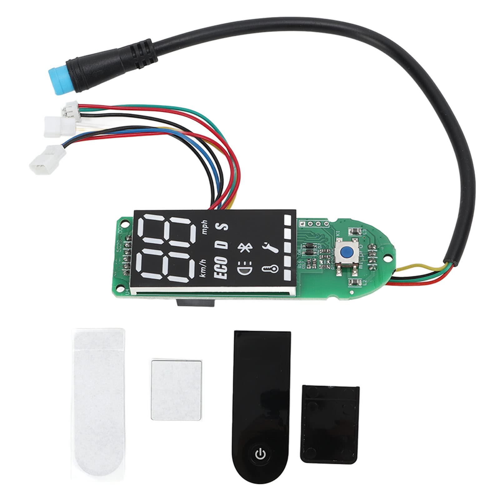 Alomejor Electric Scooter Circuit Board, Dashboard Contain Screen Switch Cover Upgraded Replacement for Xiaomi MIJIA M365 Scooter (Green)