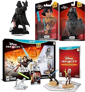 Image of Star Wars Darth Vader with Lightsaber Infinity Mega Pack Wii U / Anakin Skywalker / Ahsoka Twilight of The Republic - Anakin Skywalker and Ahsoka Tano Play Set + 4 Power Discs 3 figures