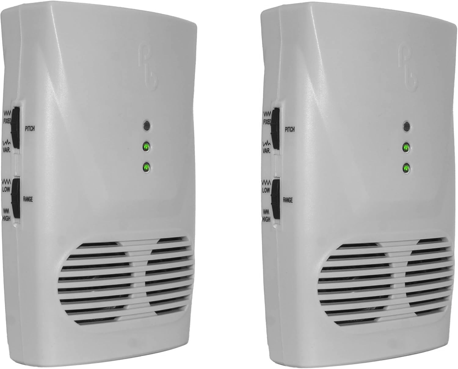 Pestbye® Advanced Whole House Mouse Repellent - Ultrasonic Electromagnetic Mice and Rat Repeller - Set of 2, White