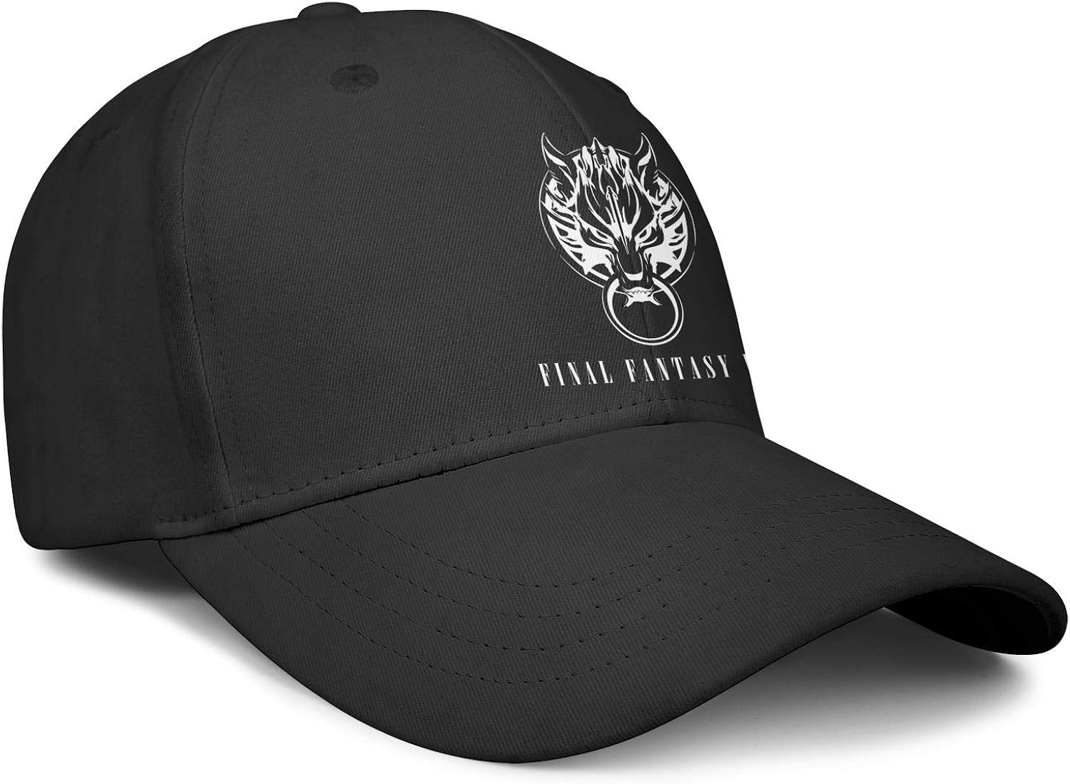 Womens Men's Baseball Cap Sport Adjustable Final-Fantasy-7-logo- Sandwich Brim Hat Truck Cap: Clothing