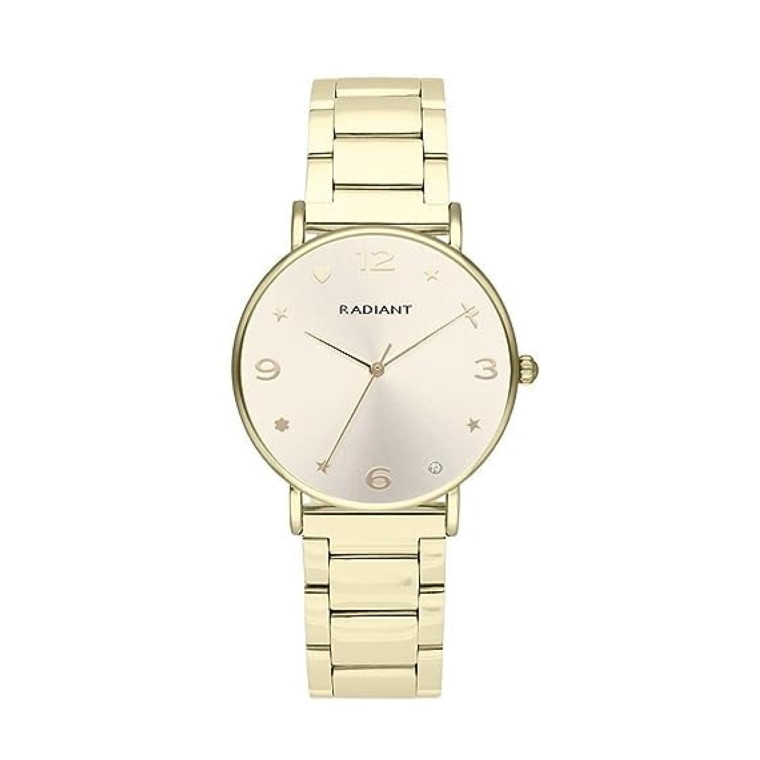 Radiant - Cozy Collection - Analogue and Automatic Watch for Women. Bracelet Watch with Dial and Gold Strap Size 36 mm. 3ATM., Multicoloured, Bracelet