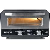 Equator 0.5 cu.ft. Indoor/Outdoor Pizza Oven, 6 preset modes | Authentic Stone Bake, Cooks 12-Inch Pizzas, 6 Preset Modes, Custom Settings, Accessories Set Included