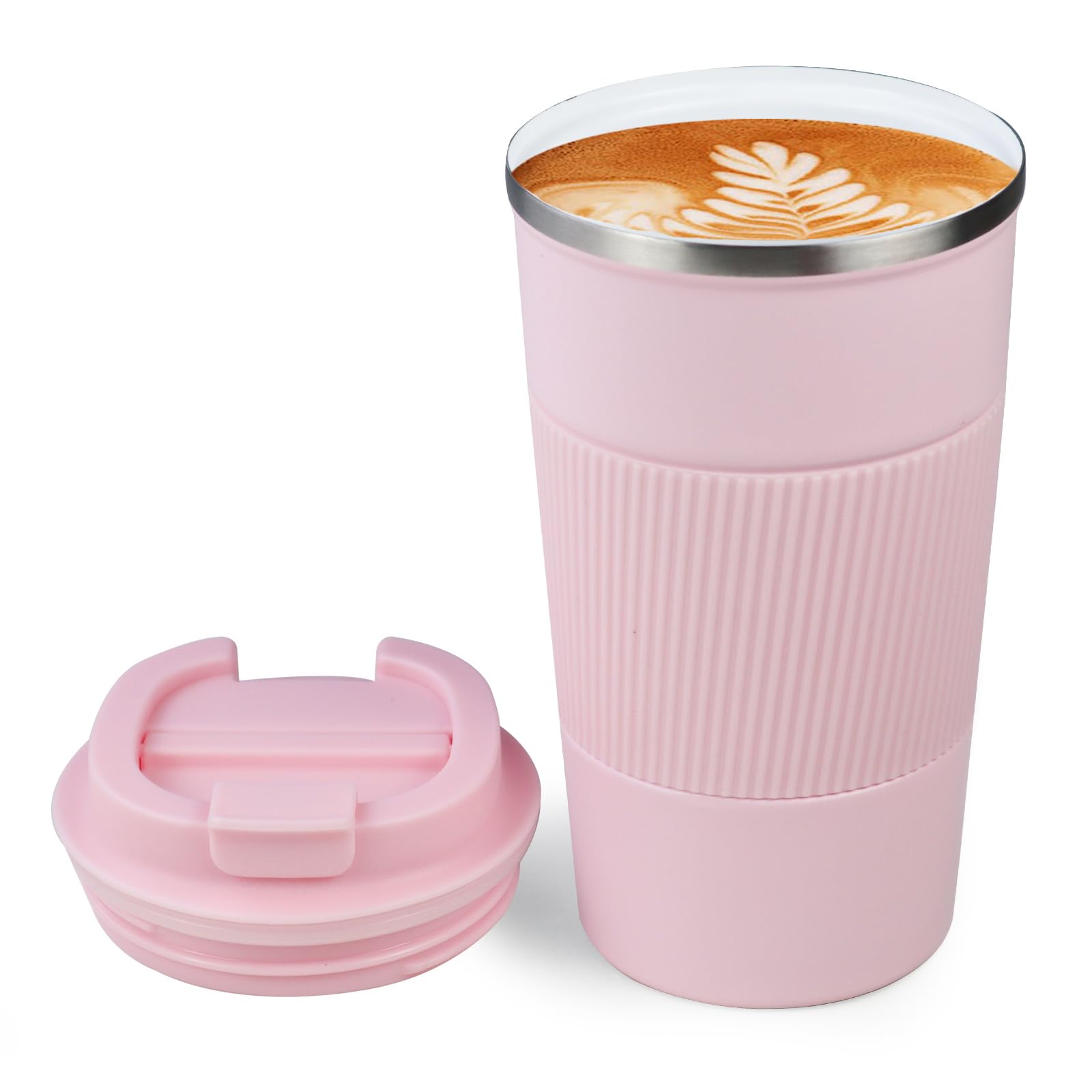 Betinyar 18oz Double Insulated Coffee Mugs with Ceramic Coating, Travel Mug with Lid, Coffee Insulated Cup for Travel Office School