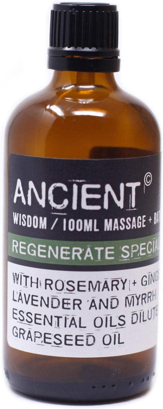 Ancient Wisdom A2 Mix Massage Bath Oil 100ml Joints Limbs Muscle Strain Relief