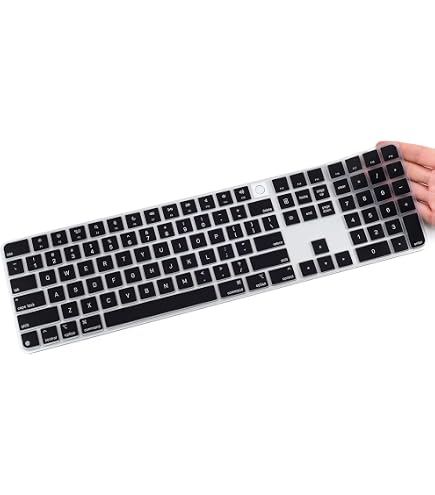 Amazon.com: Keyboard Cover for Apple Magic Keyboard with Touch ID