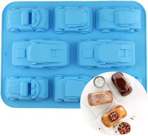 Wonderfulwu Wonfulwu Moule A Gateau En Silicone 8 Trous En Forme De Voiture A Faire Soi Meme Moule A Biscuits En Forme De Moule A Savon Fait A La Main Amazon Fr Cuisine