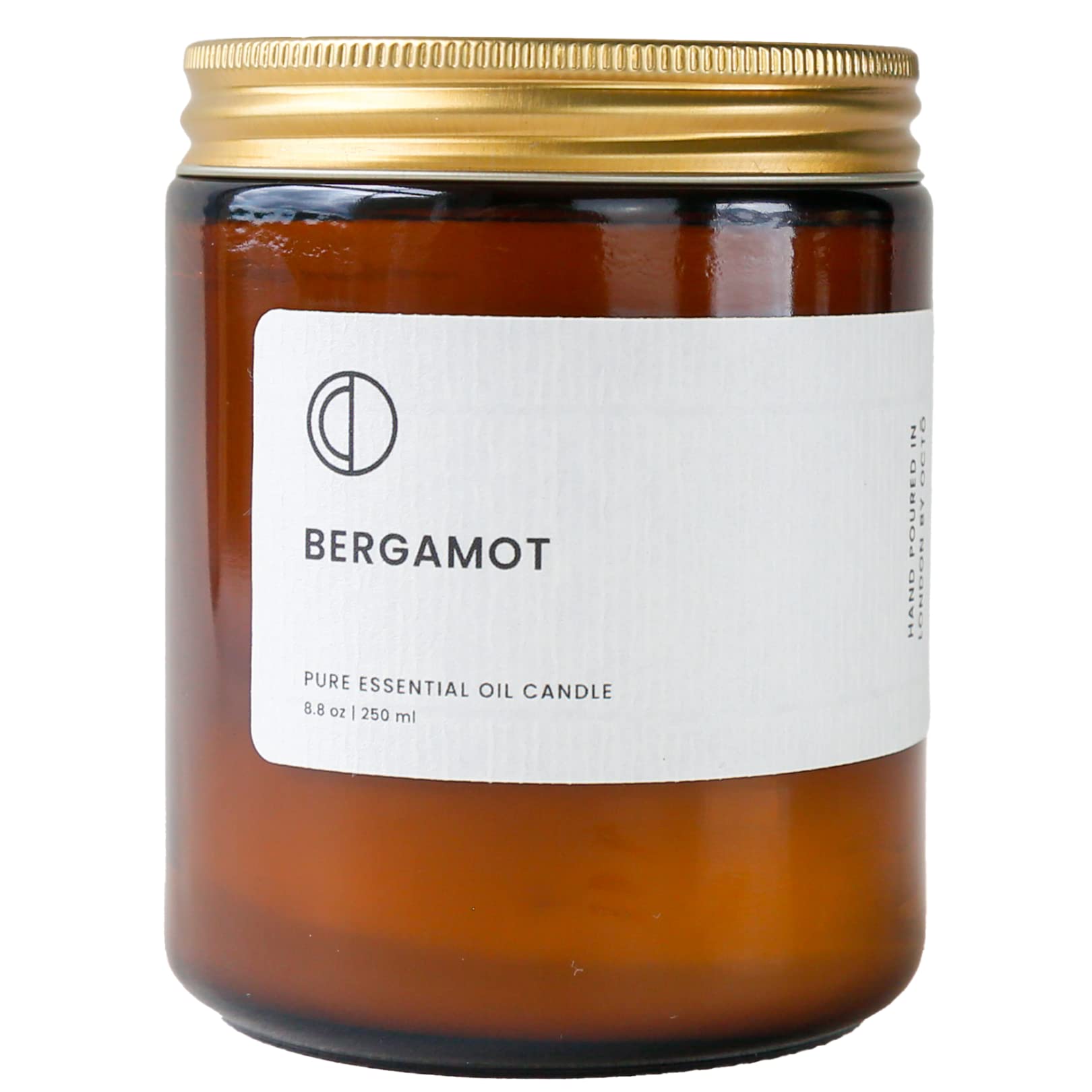 OCTŌ Bergamot | Scented Candle. Made with Essential Oils and Soy Wax. 250ml