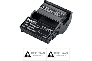 MakeID EP53 Labels, All-Weather PET Label Tape with Ribbon Cartridge for Indoor/Outdoor ID and Equipment Labeling - for EP53 Portable Industrial Label Maker