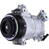 NewYall 2.4L Air Conditioner A/C Compressor with Clutch | for Fiat 500X 2016 2017 2018, Jeep Renegade 2015-2021