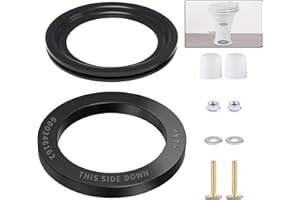 boeemi RV Toilet Seal Kit Compatible with Dometics 300/310/320 Series to Replace 385311652 Camper Bowl Seal Part and 385311658 Flush Seal, 2-in-1 Combo Kit