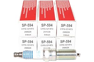 FORD OverstockDirect Genuine OEM SP594 Iridium Spark Plugs (6 pack) CYFS12YRT3