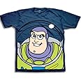 Disney Baby Boys' Toddler Buzz Lightyear and Woody Big Face Toy Story T-Shirt