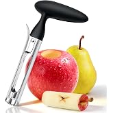 Apple Corer, Apple Corer Tool, Premium Stainless Steel Core Remover Tool | Apple Core with Ergonomic Non-Slip Handle, Sharp Serrated Blade for Easy Core Removal, For Apples, Pears and Bell Peppers