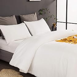 Luxlovery White Velvet Comforter Set King Plush