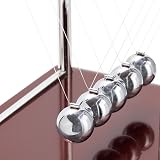 Juvale Newton's Cradle Balance Pendulum Desk Toy Kinetic Balls Physics Learning view 6