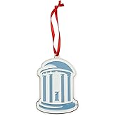North Carolina Tar Heels Old Well Metal Christmas Ornament