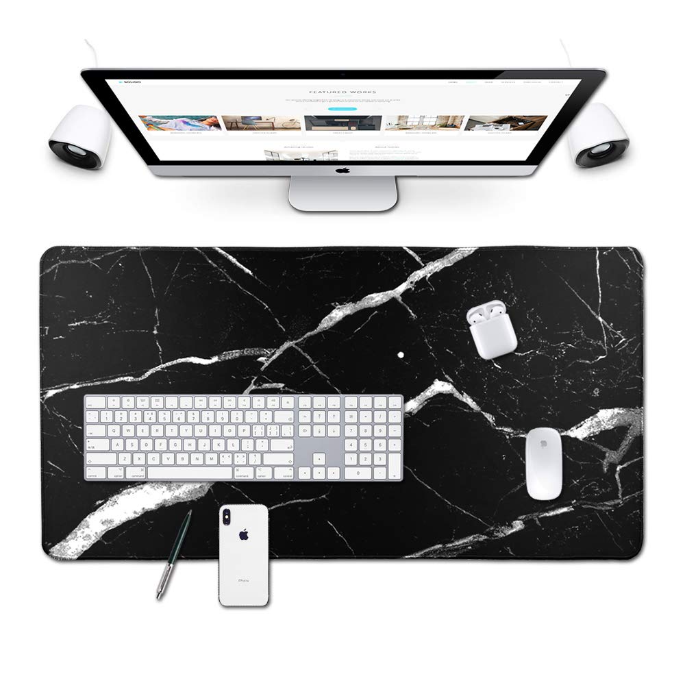 Best Black Marble Computer Desk