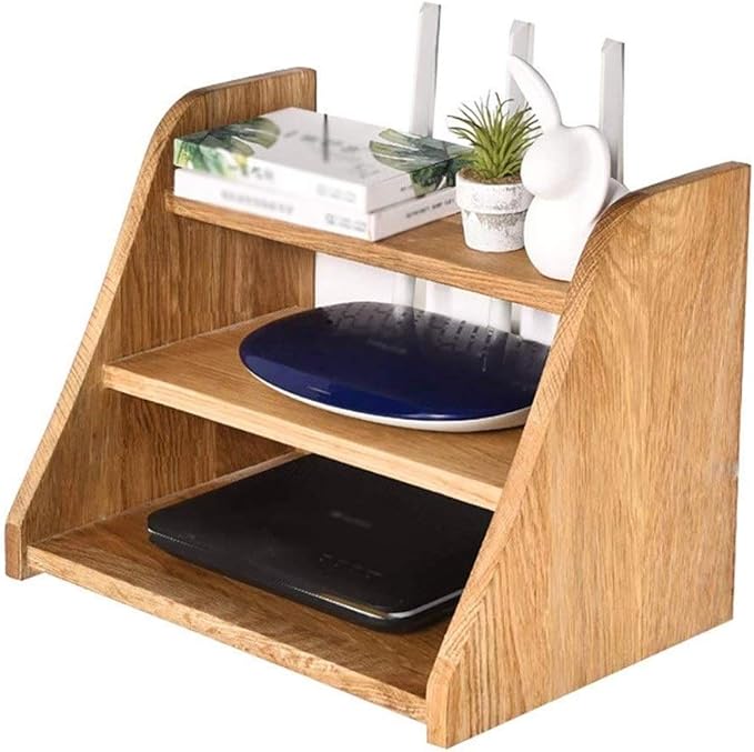 Floating Shelves Router Shelf Living Room Wooden Settop Box Rack Bedroom Wallmounted Wireless