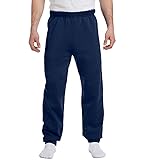 Jerzees mens 8 oz. 50/50 NuBlend Fleece Sweatpants(973)-J NAVY-M