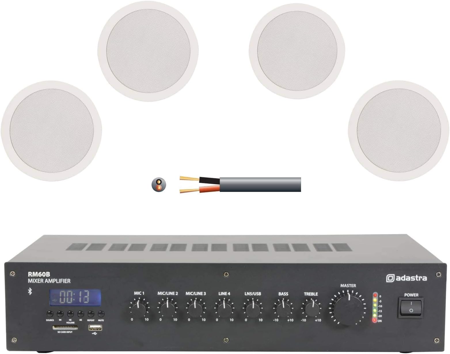 Adastra 4 Speaker Restaurant Background Music Sound System