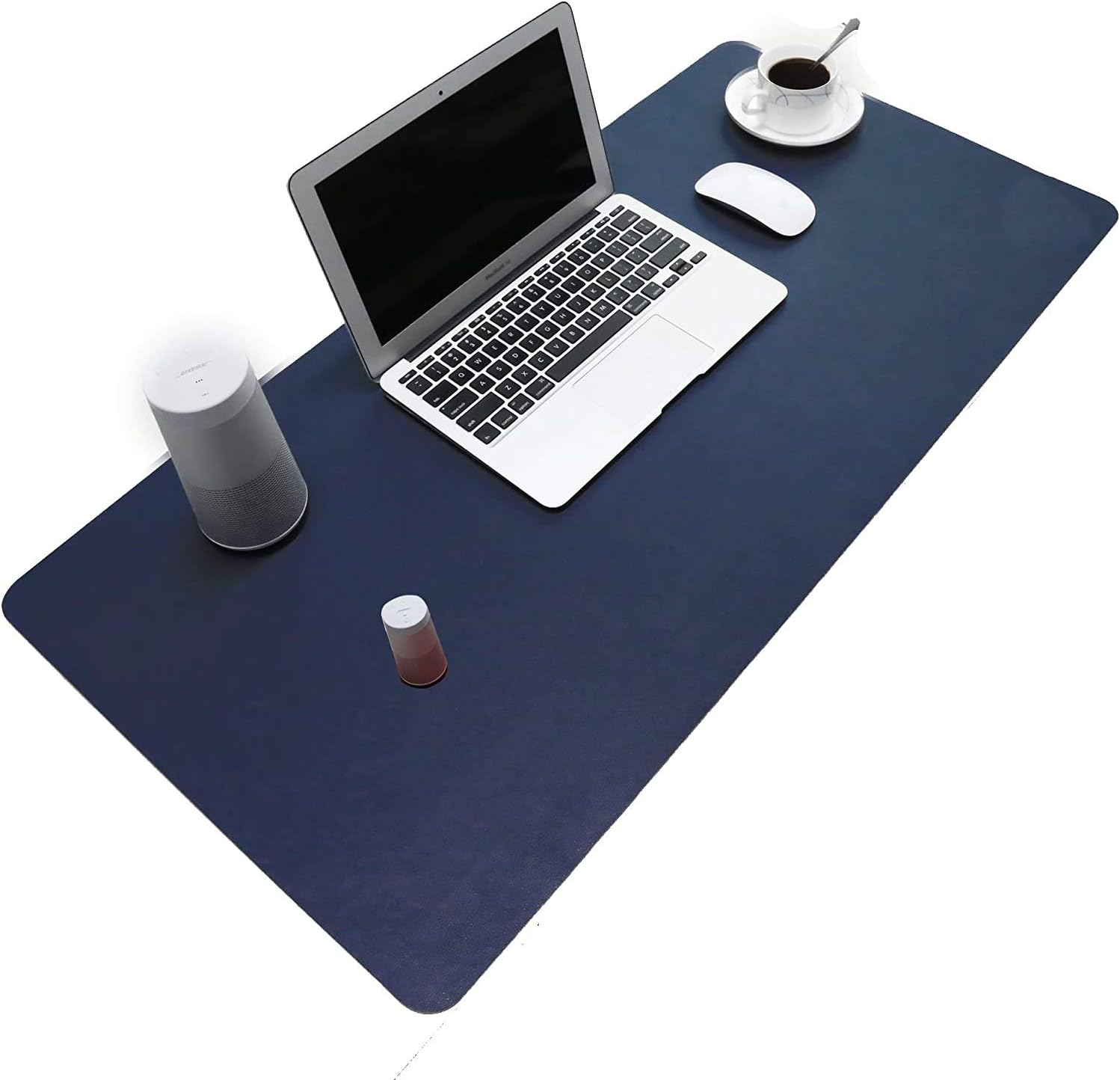 VIVOCFan Have Leather Mouse Pad Food Waterproof,Perfect Desk Writing Food for Office and Home,Ultra Thin Sapphire 120x60cm(47x24inch)