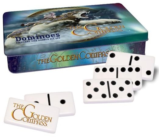 Golden Compass Dominoes Standard Size Double Six Set