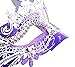 Masquerade Mask Shiny Metal Rhinestone Venetian Pretty Party Evening Prom Mask Silver Purple