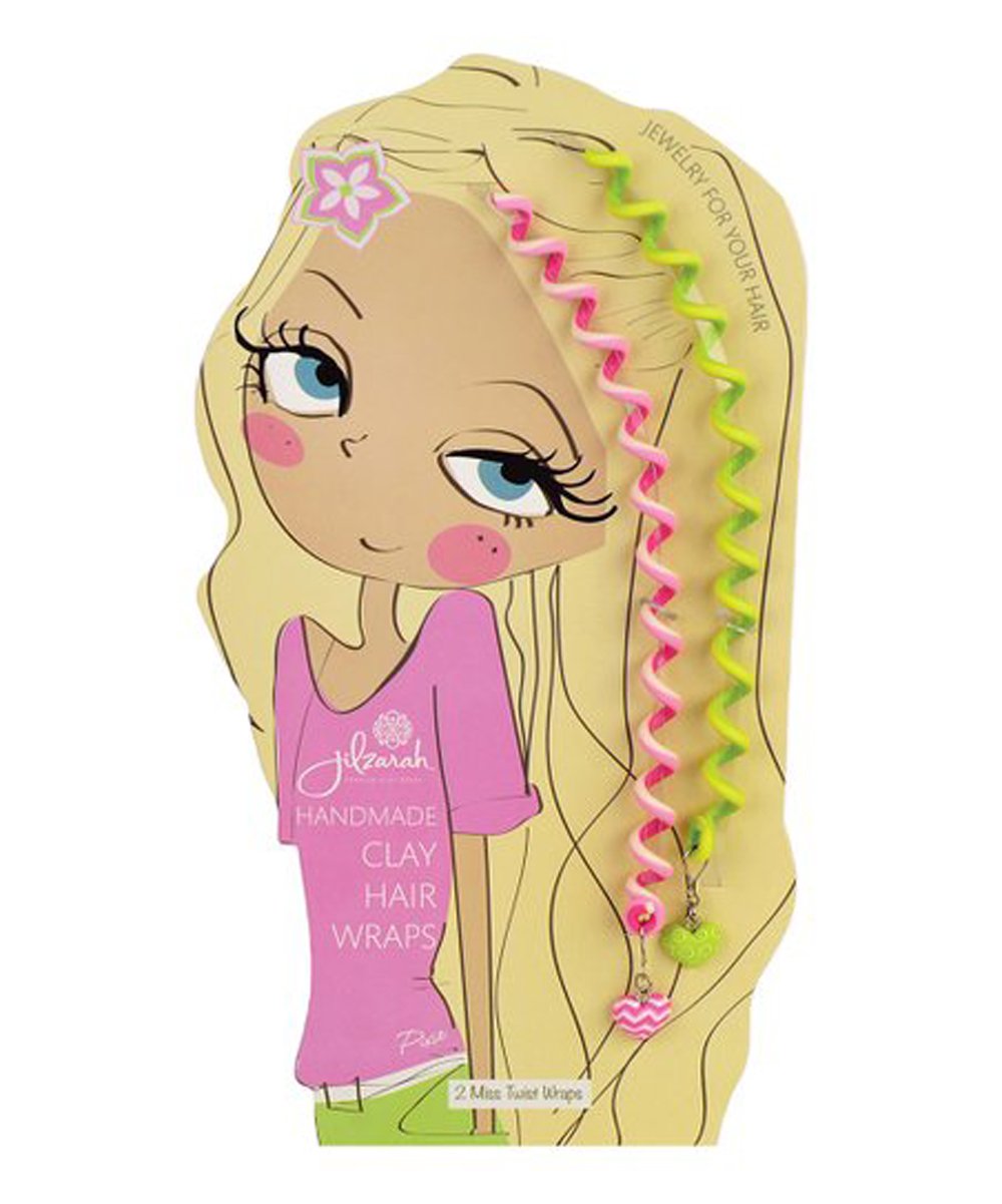 Amazon Com Jilzarah Miss Twist Pixie Green Pink Girl S Clay