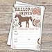 Cute Horse Birthday Party Invitations with Envelopes [20 Count]
