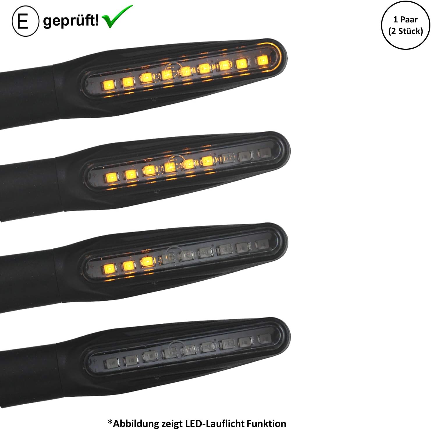 LED indicator Buell 1125 CR/Cyclone M2 / M2L (E-Approved/Pack of 2) (B7)
