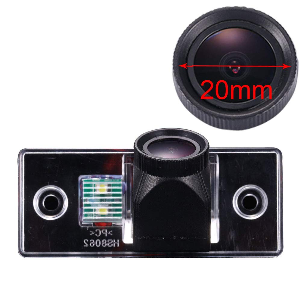 HD Lens waterproof license plate rear view camera replacement for Cayenne Touareg Tiguan Golf Multivan V Skoda Fabia Passat CC B5 Tiguan Polo Santana Jetta Caddy Seat Beetle Bora