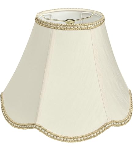 Aspen Creative Lampenschirm – Bell Shape, Beige, 30,5 Cm Unten, Spinnenkonstruktion, Für Tischlampen