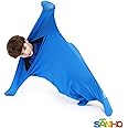 SANHO Premium Sensory Sock,Body Sock,Updated Version, X-Large, 70" L x 28" W, Good for Height: 65"-75" Blue