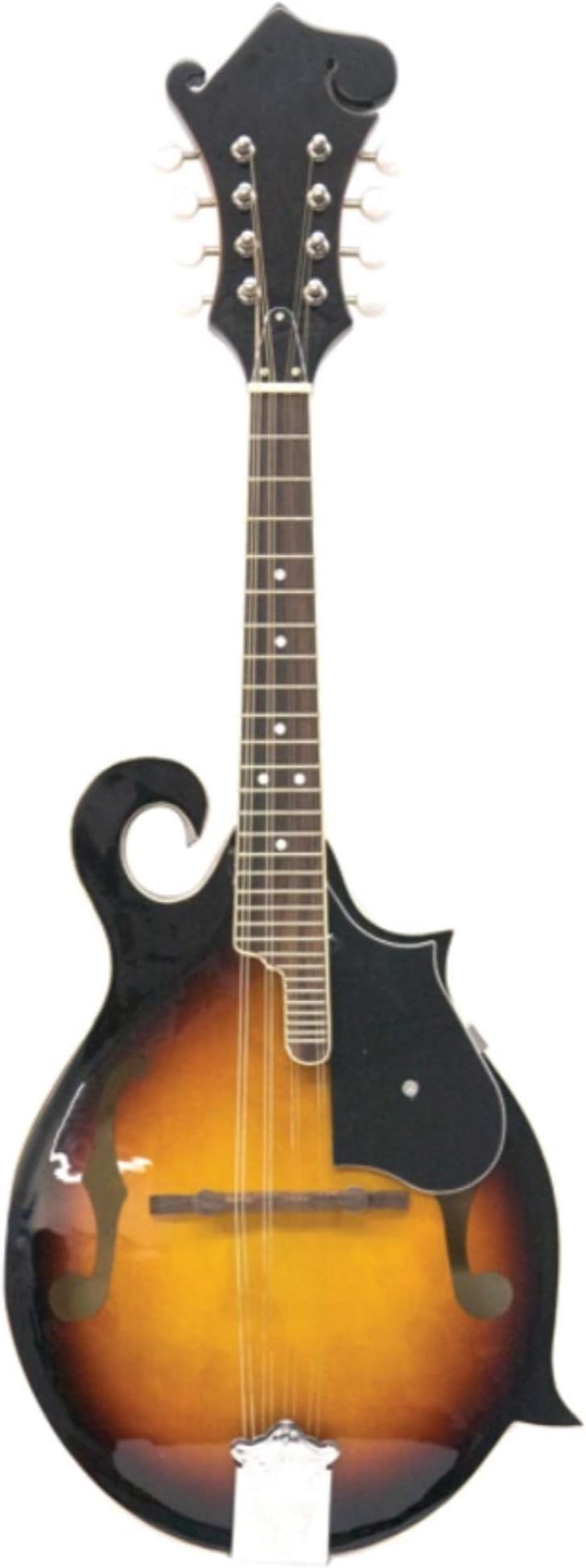 Kona Guitars, 8-String Kona Signature Traditional Florentine Mandolin with f-Style Soundholes and Linden top, Right Handed (KMF10)