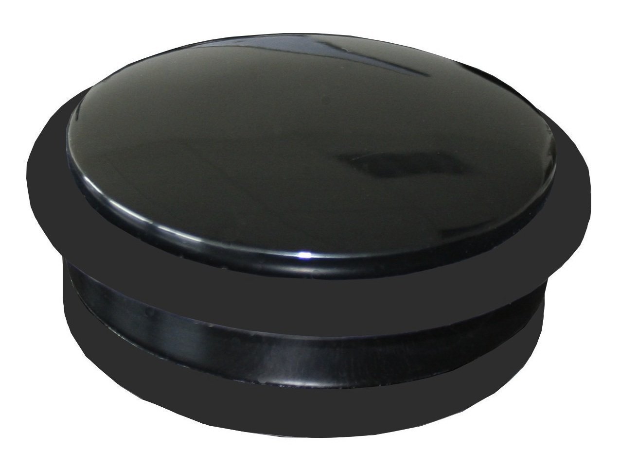 TOP Price! Design Door Stopper Black high Gloss, DM 108 mm