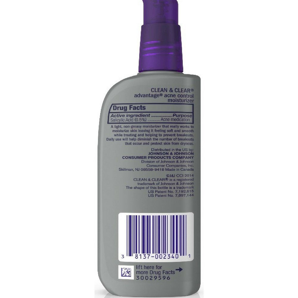 advantage acne control moisturizer