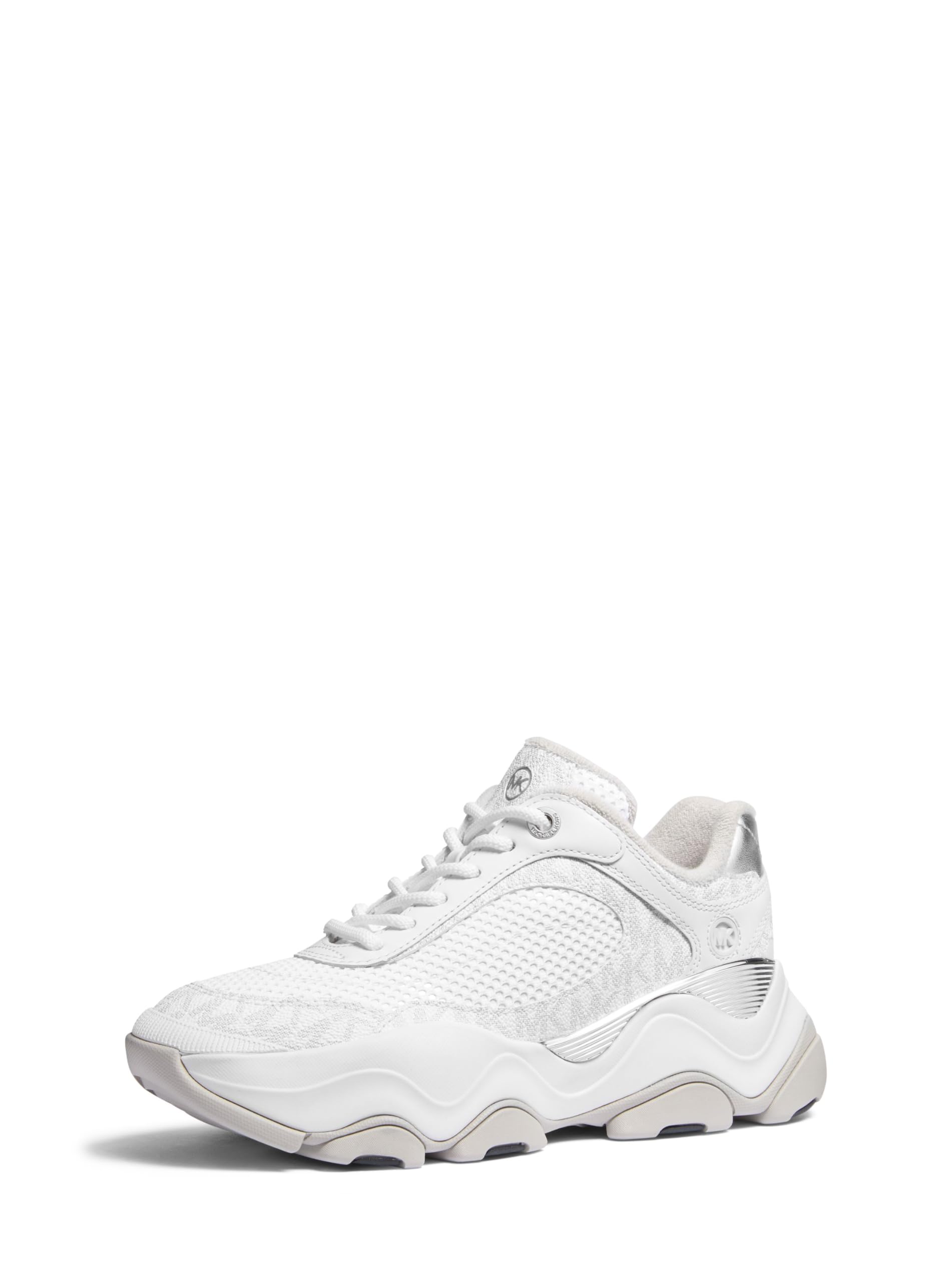 Michael Kors Women’s Atlas Sneaker, Bright White, 6.5