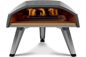 Ooni Koda 12 Gas Pizza Oven – 12" Outdoor Pizza Oven Cooks Pizza in 60 Seconds, Includes 28 mBar Regulator and Gas Hose, Propane Grill Reaches 950°F